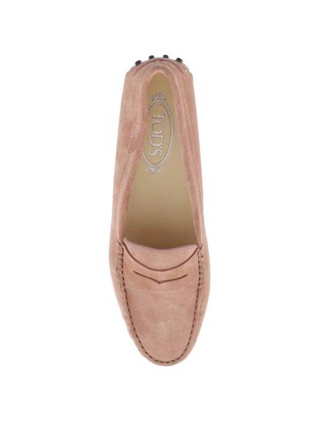 Gommino Suede Driving Shoes Pink - TOD'S - BALAAN 3