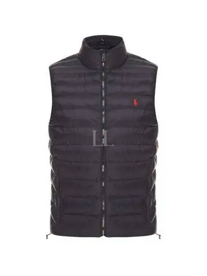 Logo String Padded Vest Black - POLO RALPH LAUREN - BALAAN 2