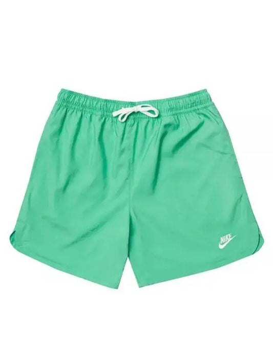 Sportswear Essential Woven Line Flow Shorts Spring Green - NIKE - BALAAN 1