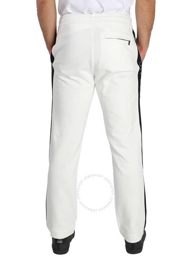 logo patch straight pants white - MONCLER - BALAAN 4