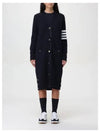 Milano Fine Merino Cardigan Navy - THOM BROWNE - BALAAN 2