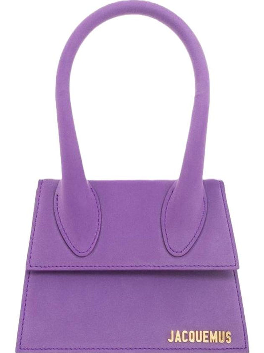 Le Chiquito Moyen Shoulder Bag Purple - JACQUEMUS - BALAAN.