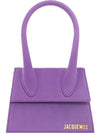 Le Chiquito Moyen Signature Shoulder Bag Purple - JACQUEMUS - BALAAN 1