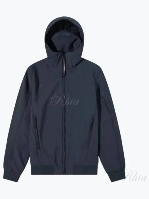 Lens Wappen Patch Zip Up Hoodie Navy - CP COMPANY - BALAAN 2