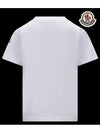 Kids Short Sleeve T Shirt White 8C00019 83907 002 8Y 10Y - MONCLER - BALAAN 3