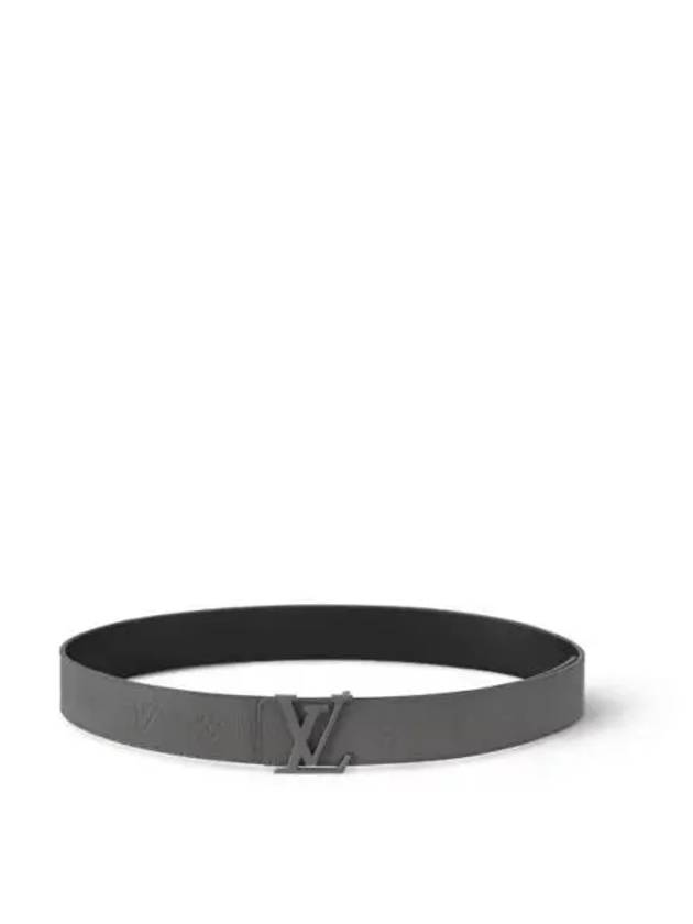 LV Taurillon 40mm reversible belt dark gray M8662U - LOUIS VUITTON - BALAAN 1