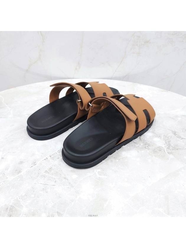 Lux You 43 Chypre sandal slippers gold - HERMES - BALAAN 5