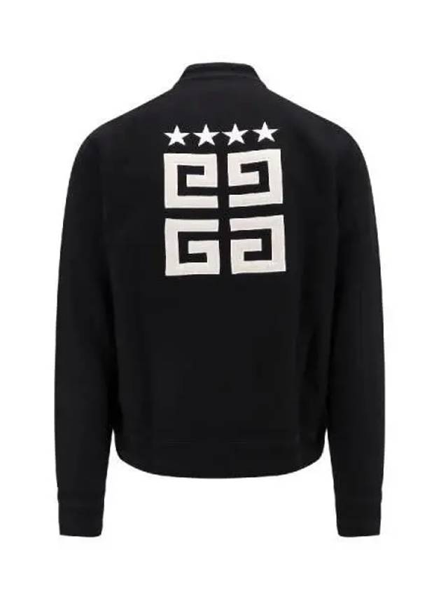 4G Star Logo Wool Bomber Jacket Black - GIVENCHY - BALAAN 3