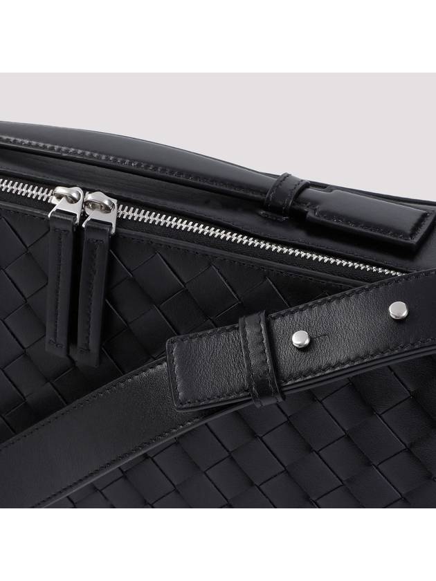 Intrecciato Leather Brief Case Black - BOTTEGA VENETA - BALAAN 5