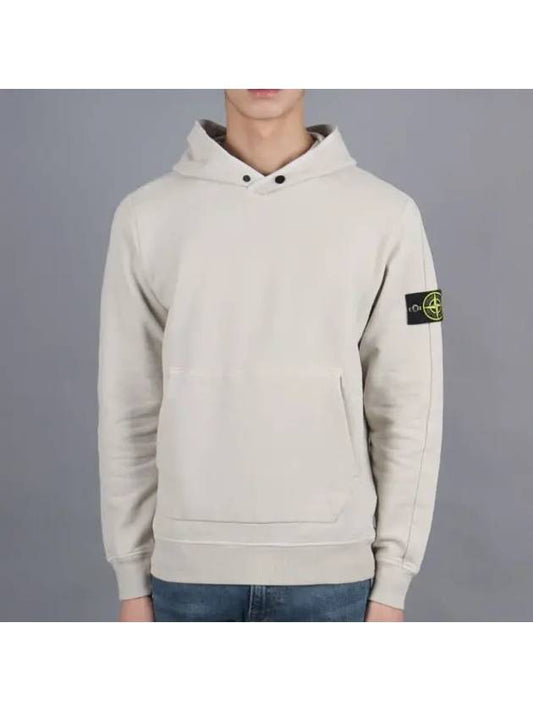 Compass Logo Patch Hoodie Ice - STONE ISLAND - BALAAN 2