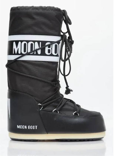 Logo Snow Winter Boots Black - MOON BOOT - BALAAN 2