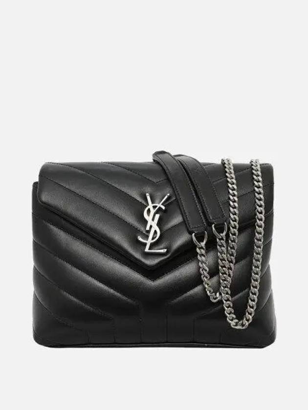 Matelasse Lulu Quilted Small Shoulder Bag Black - SAINT LAURENT - BALAAN 2