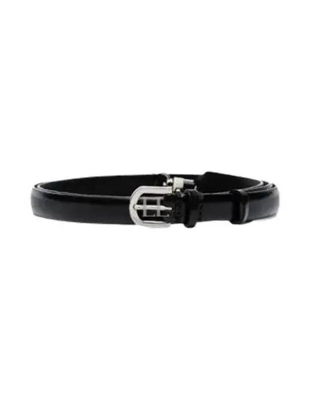 Double Claps Leather Belt Black - TOTEME - BALAAN 2