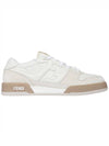 Match FF Logo Low Top Sneakers White - FENDI - BALAAN 2