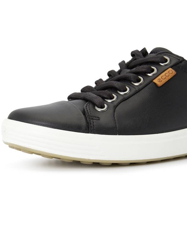 Soft 7 Low Top Sneakers Black - ECCO - BALAAN 9