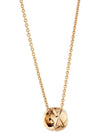 Coco Crush Quilted Motif 18K Necklace Gold - CHANEL - BALAAN 2