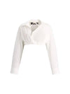 BAHIA Cropped Viscose Shirt 23H233SH042 1454 100 - JACQUEMUS - BALAAN 1