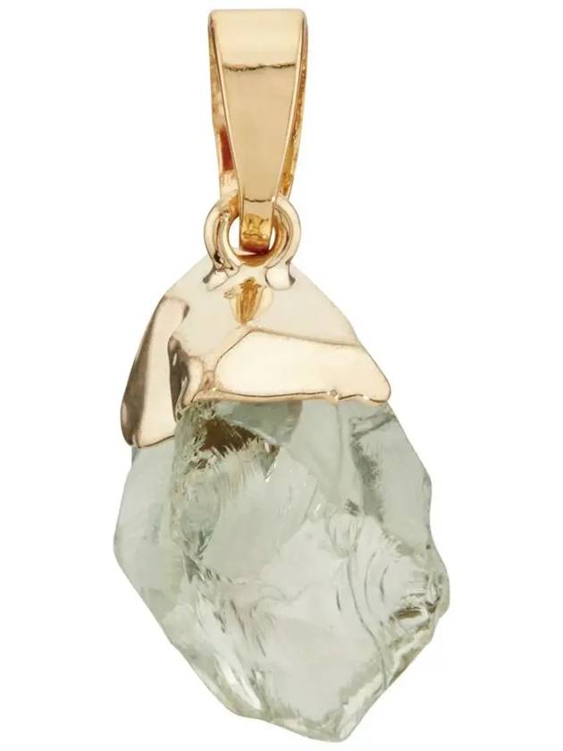 Women Stone Pendant Necklace Green Amethyst - CRYSTAL HAZE - BALAAN 3