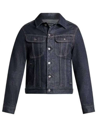 Cotton Denim Jacket Blue - TOM FORD - BALAAN 2