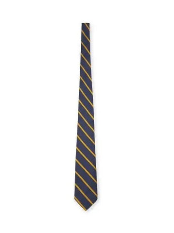 Striped Silk Rep Tie Navy - POLO RALPH LAUREN - BALAAN 1