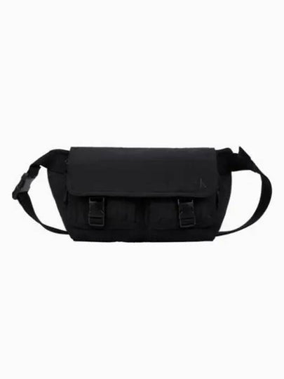 Jeans Quilted Messenger Sling Bag Black - CALVIN KLEIN - BALAAN 2