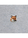 Fox Head Patch Regular Sweatshirt Light Grey Melange - MAISON KITSUNE - BALAAN 4