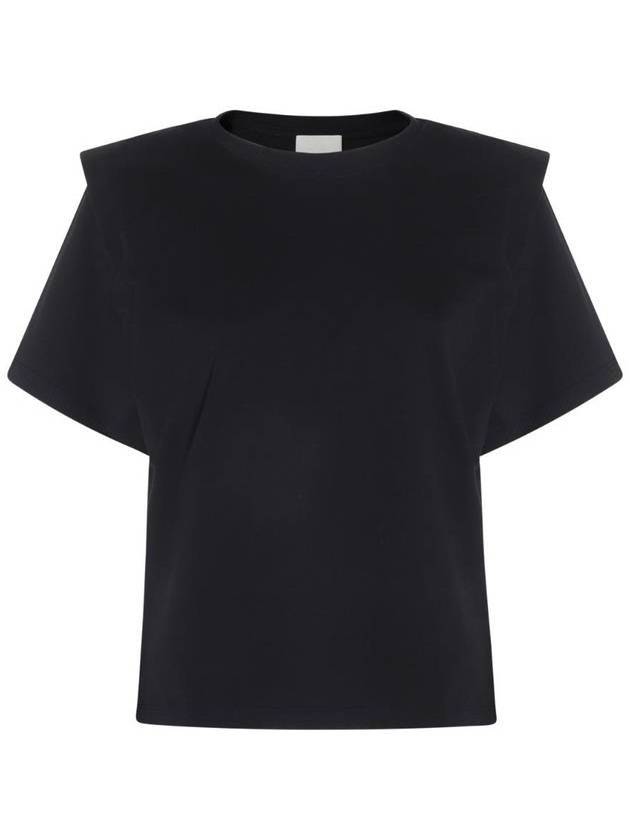 Short Sleeve T-Shirt 23PTS0041FA A1N41I 01BK BLACK - ISABEL MARANT - BALAAN 1