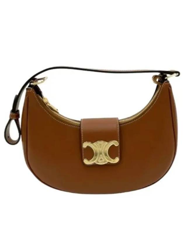 Ava Triomphe Smooth Calfskin Shoulder Bag Tan - CELINE - BALAAN 2