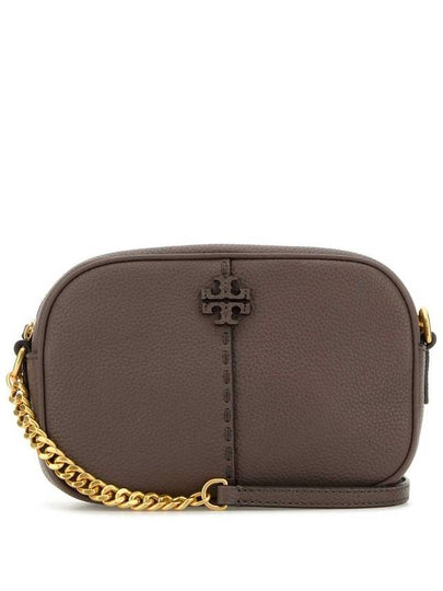 McGraw Logo Camera Shoulder Bag Turtledove - TORY BURCH - BALAAN 2