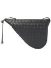 Intrecciato Small Bergul Cross Bag Grey - BOTTEGA VENETA - BALAAN 4