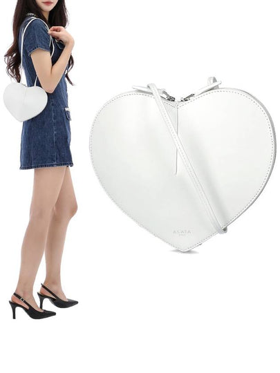 Heart Shoulder Cross Bag White - ALAIA - BALAAN 2