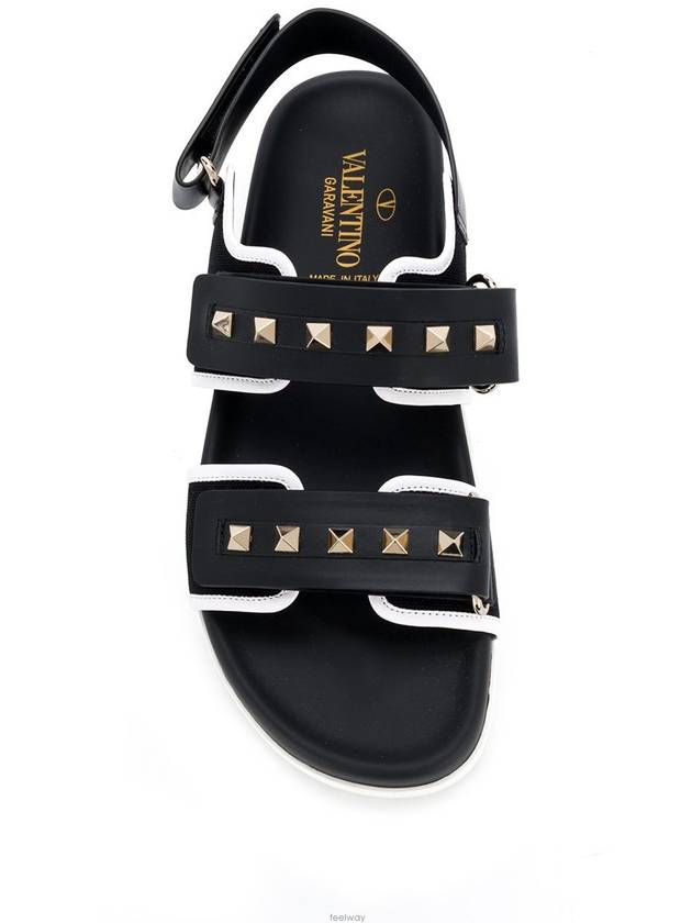 Rockstud Velcro Sandals TW2S0V11 - VALENTINO - BALAAN 5