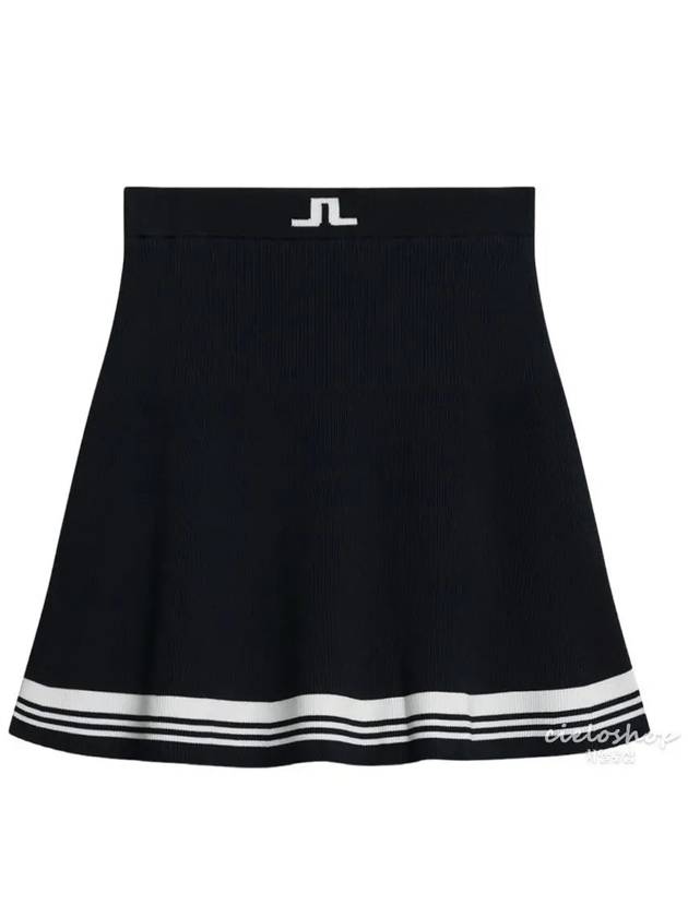 FRIDA Women s Golf Knit Skirt Black GWSD08426 - J.LINDEBERG - BALAAN 1