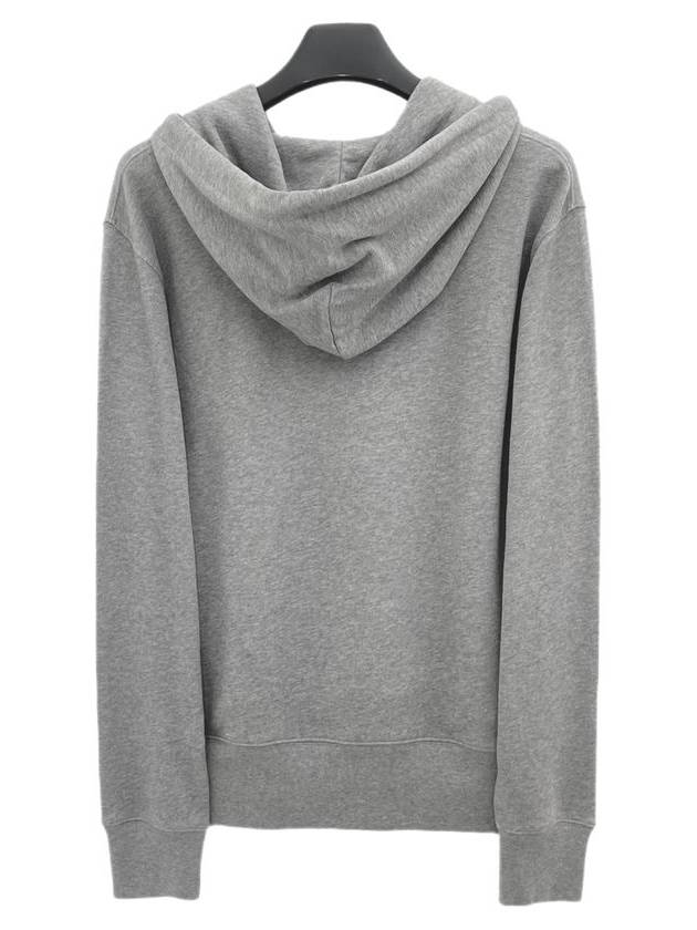 Face Patch Cotton Hoodie Grey - ACNE STUDIOS - BALAAN 3