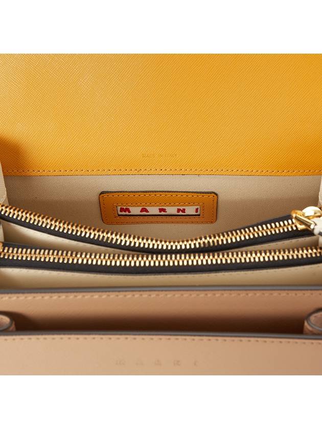 Saffiano Medium Trunk Shoulder Bag Yellow - MARNI - BALAAN 11