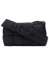 Padding Tech Medium Cassette Cross Bag Black - BOTTEGA VENETA - BALAAN 1