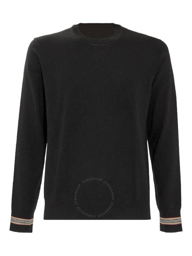 Men's Icon Striped Wool Knit Black - BURBERRY - BALAAN 2