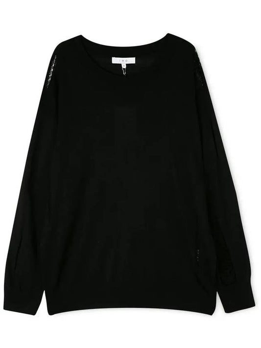 Women's SETITH black knit WP12SETITH AI080 BLA01 - IRO - BALAAN 1
