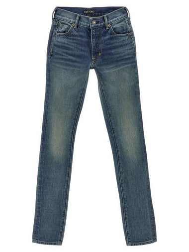 Denim Straight Pants PAD113DEX223HB601 - TOM FORD - BALAAN 1