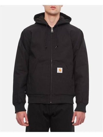 Active Hooded Jacket Black - CARHARTT WIP - BALAAN 1