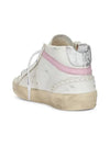 Mid Star Leather High Top Sneakers Pink White - GOLDEN GOOSE - BALAAN 3