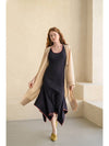 Kaijienne Interseasonal Split Sleeve Long Cardigan_Light Beige - CAHIERS - BALAAN 2