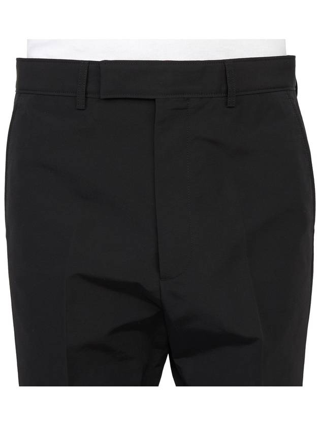 Men's Cotton Poplin Cropped Straight Pants Black - GUCCI - BALAAN 7