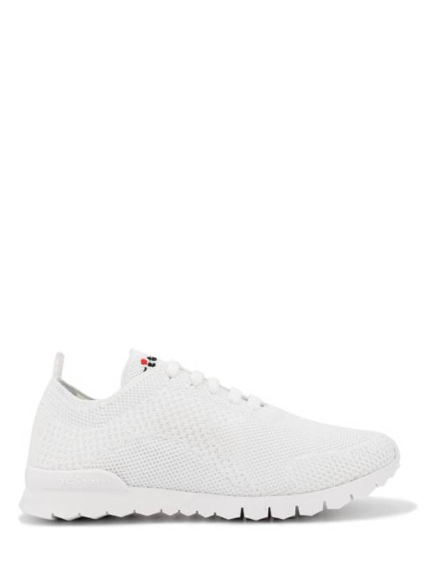 Women's Cashmere Low Top Sneakers White - KITON - BALAAN 1