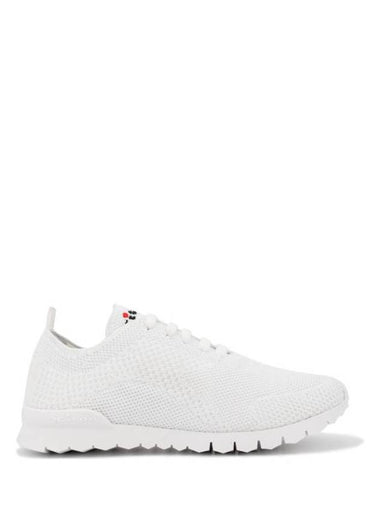 Women's Cashmere Low Top Sneakers White - KITON - BALAAN 1