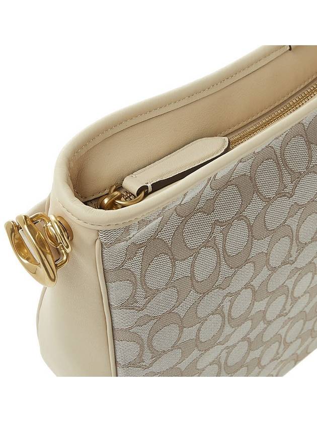 Signature Jacquard Tabby Hobo Bag C6659 STONE IVORY - COACH - BALAAN 10