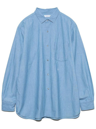 Regular collar chambray shirt - NANAMICA - BALAAN 1