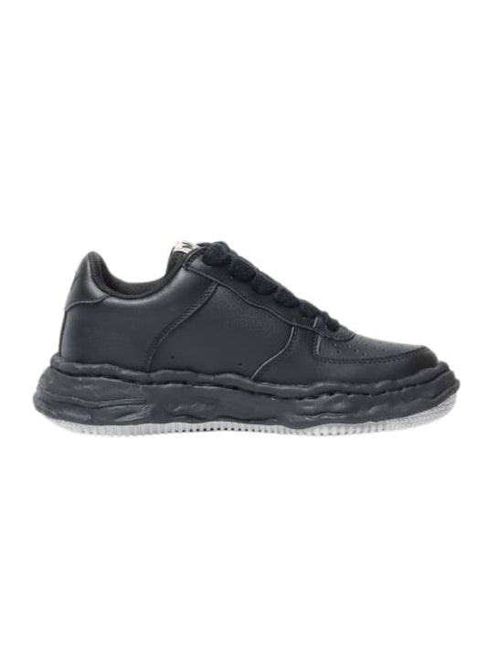 A07FW702 BLKBLK WAYNE leather low sneakers - MIHARA YASUHIRO - BALAAN 1