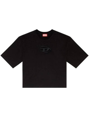 T Rowy Od Short Sleeve T-Shirt Black - DIESEL - BALAAN 1