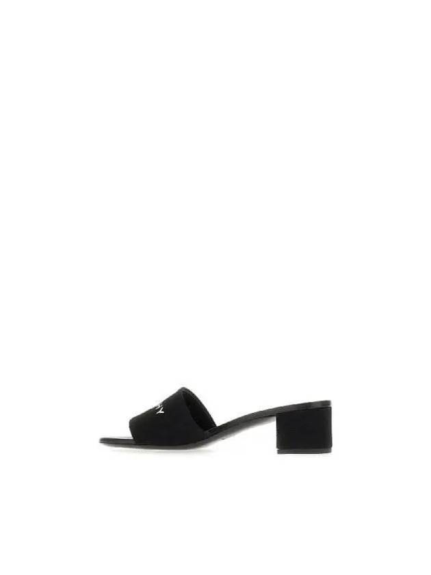 4G Canvas Mule Heel Black - GIVENCHY - BALAAN 4